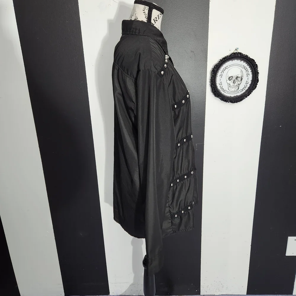 Studded Goth Shirt - Picture 3 of 5